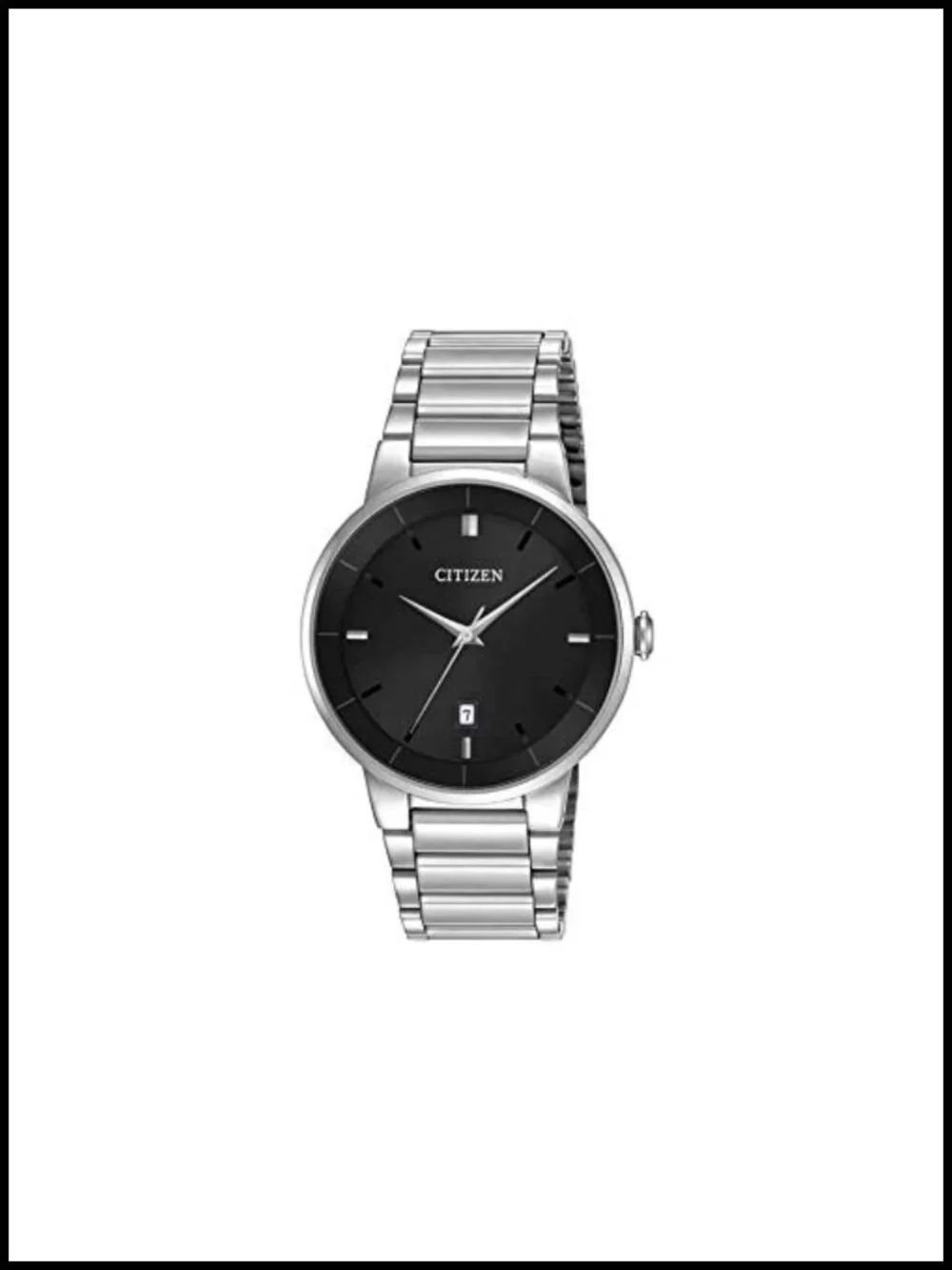Citizen Quartz Men's Watch Stainless Steel Classic Analog Date Window
